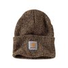 Carhartt Cuffed Beanie/Watch Hat Mens Regular OS Acrylic Knit Dark Brown, small image number 1
