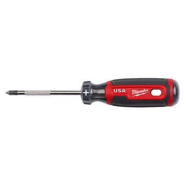 Milwaukee #1 Phillips 3inch Cushion Grip Screwdriver (USA), large image number 0