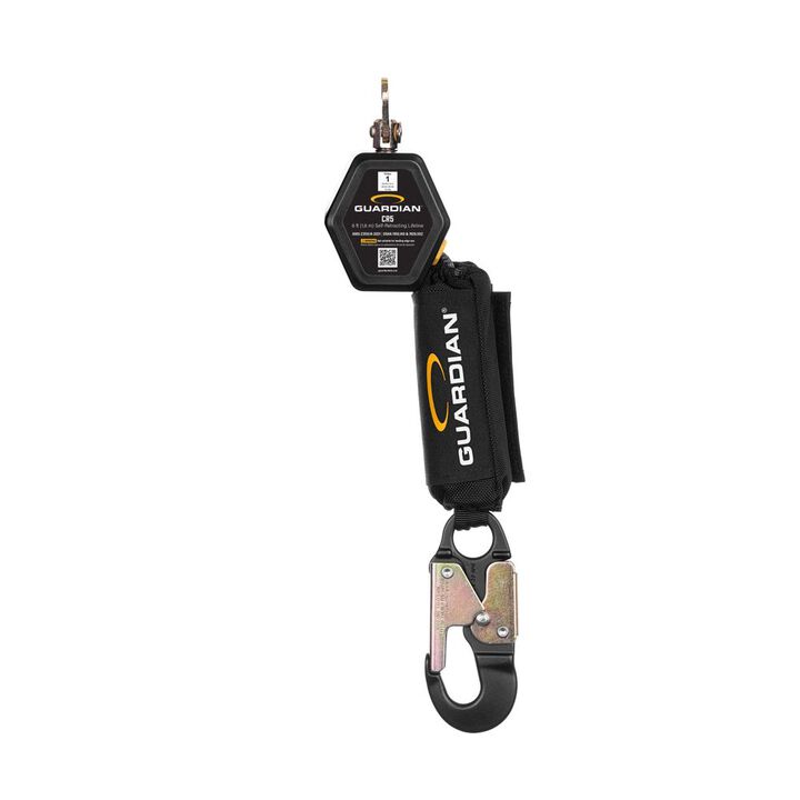 Guardian Fall Protection Class 1, CR5 Self-Retracting Lifeline Single Leg Aluminum Snap Hook, large image number 0