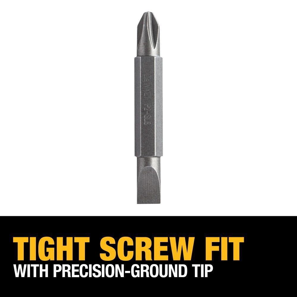DEWALT #2 Phillips/#8 Slotted Double Ended Screwdriver Bit, large image number 5