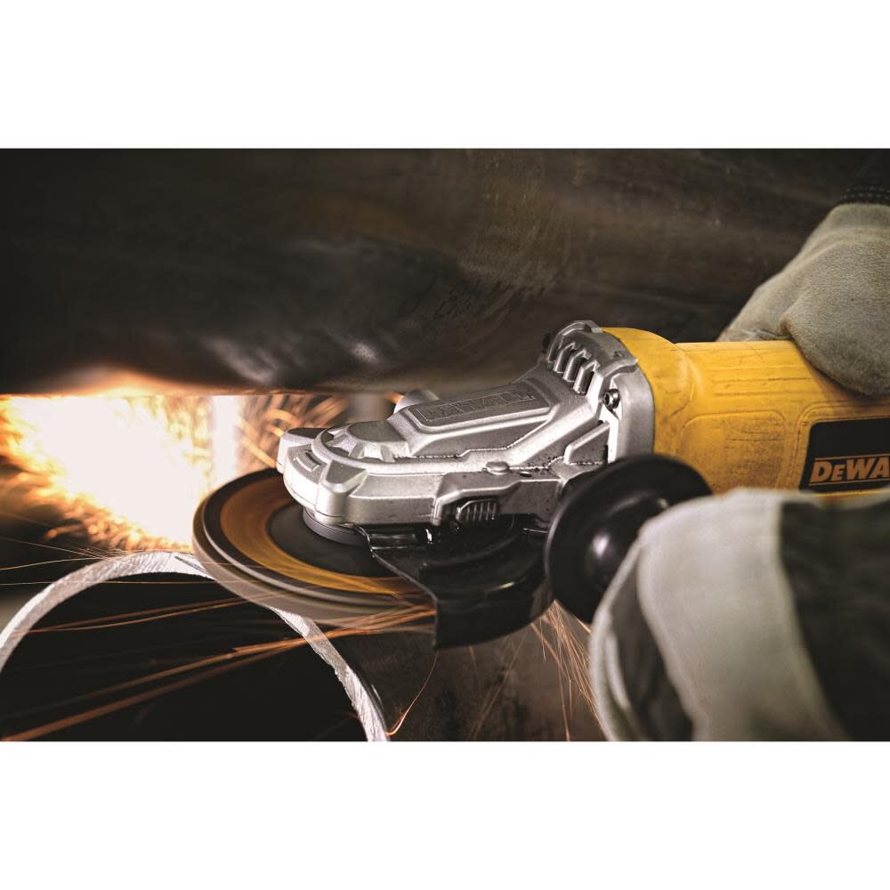 DEWALT 4 1/2in to 5in Flathead Paddle Switch Small Angle Grinder with No Lock-On, large image number 5