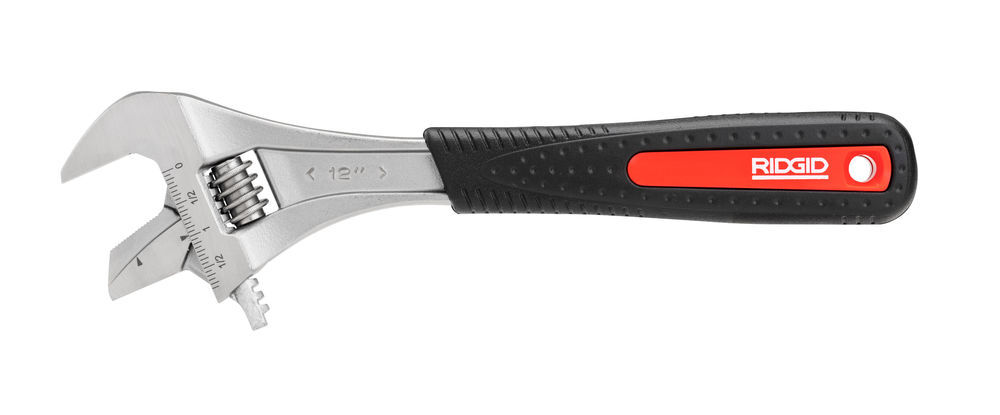 Ridgid 12 Inch Wide Capacity Reversible Adjustable Wrench, large image number 6
