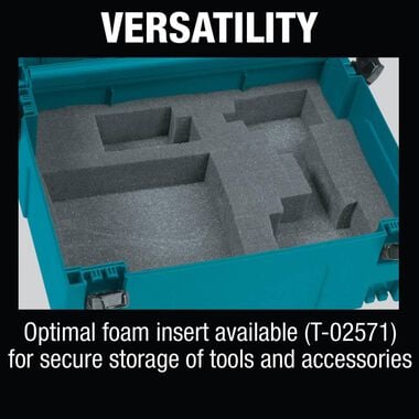 Makita 4-3/8 in. x 15-1/2 in. x 11-5/8 in. Small Interlocking Case, large image number 5