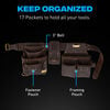 Ox Tools OX Pro Oil-Tanned Top Grain Leather Framer Tool Rig 2XL, small image number 3