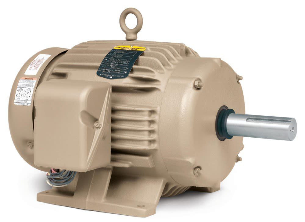 Baldor-Reliance FDEM3615T 5HP 1750RPM 3PH 60HZ 184T 3642M TEFC F1 Premium Efficient Farm Duty Motors, large image number 1