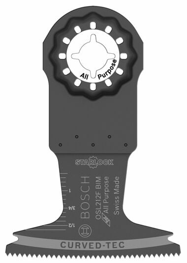 Bosch 2-1/2 In. Starlock Oscillating Multi Tool Bi-Metal Plunge Cut Blade, large image number 0