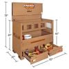 Knaack Model 89-D 43.8 Cu-Ft. Tan Steel Piano Box with KL (Padlock), small image number 2