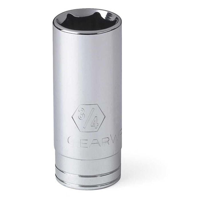 GEARWRENCH Deep Socket 3/8 In. Drive 6 Point 3/4 In., large image number 0
