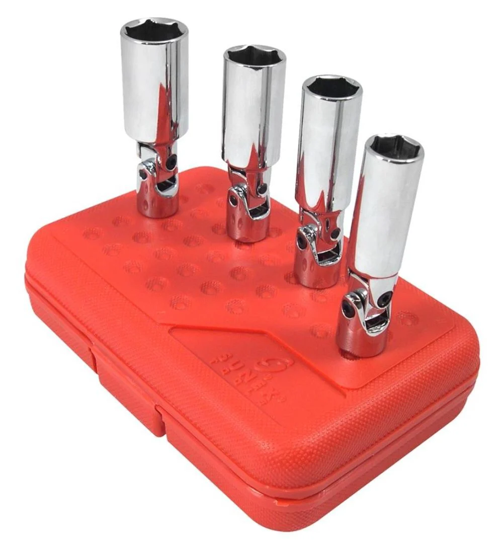 Sunex 4 pc. 3/8 In. Drive Universal Spark Plug Socket Set, large image number 1