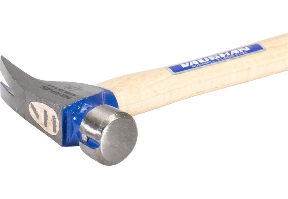 Vaughan 19 Oz Smooth Face California Framer Hammer Curved Handle, large image number 7