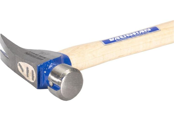 Vaughan 19 Oz Smooth Face California Framer Hammer Curved Handle, large image number 6