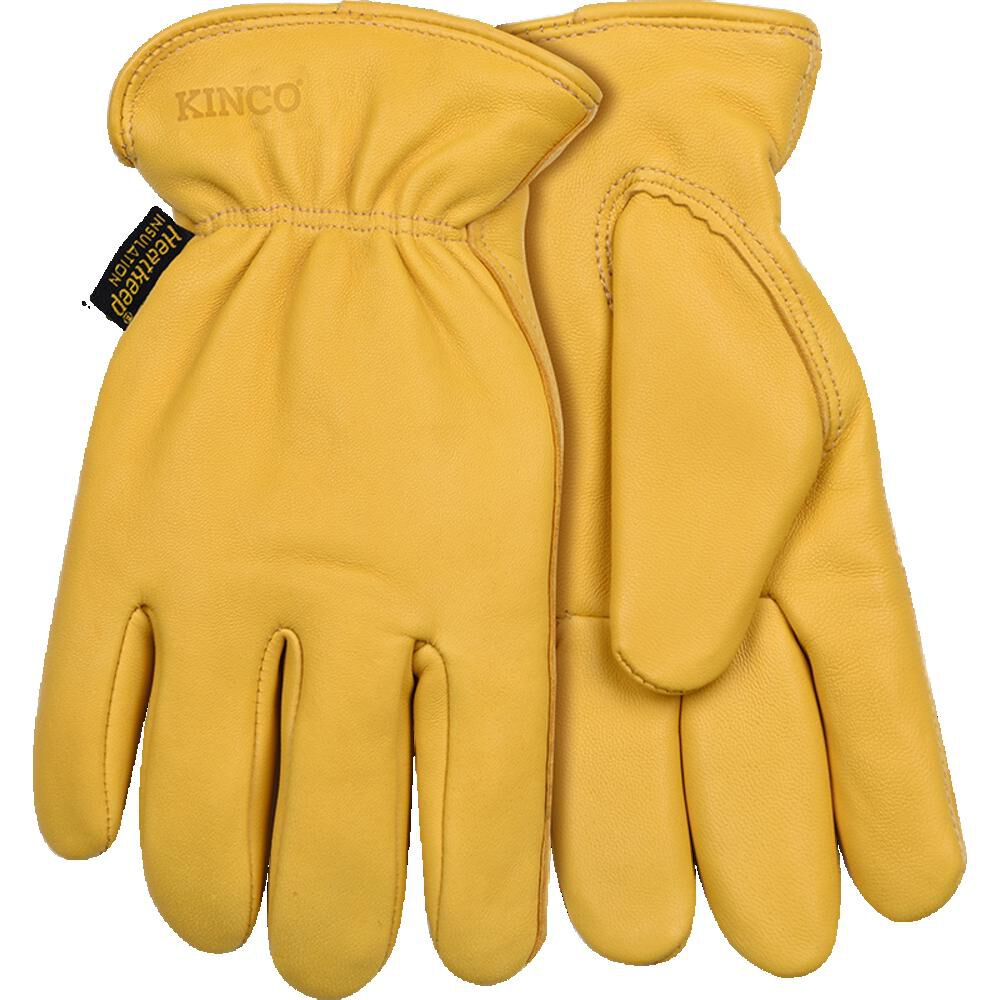 Kinco Mens Driver Gloves Gold XL, large image number 1