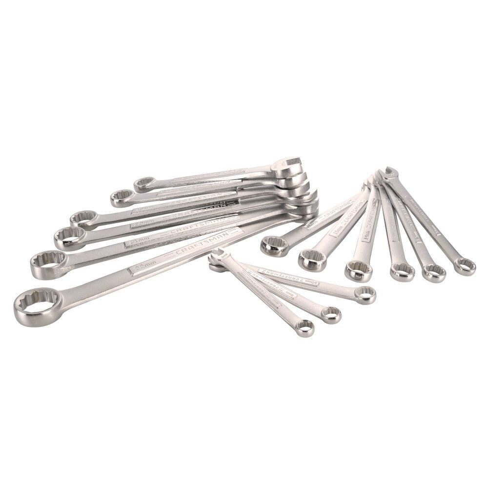 CRAFTSMAN Metric Combination Wrench Set , 15pc – CMMT12066