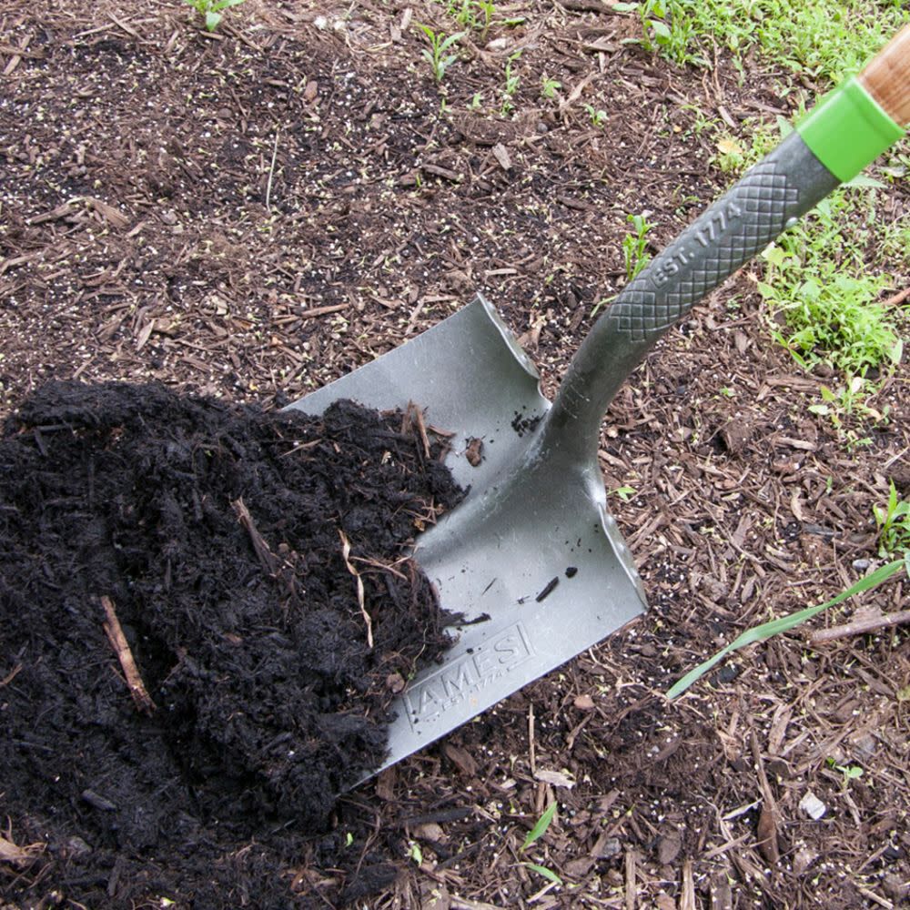 Ames Square Point Shovel with Wood Long-Handle, large image number 2