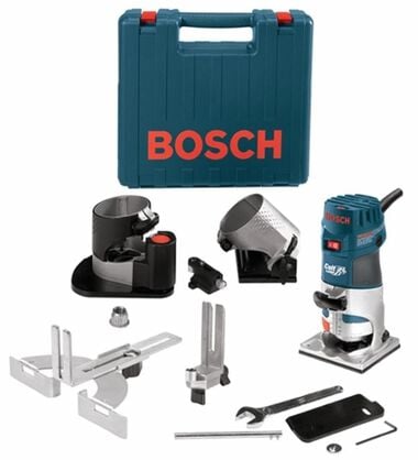 Bosch 1 HP Colt Variable Speed Electronic Palm Router Installer's Kit, large image number 0