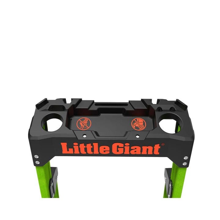Little Giant Safety MightyLite 6 Ft ANSI Type IAA 375 Lb Fiberglass Stepladder, large image number 7