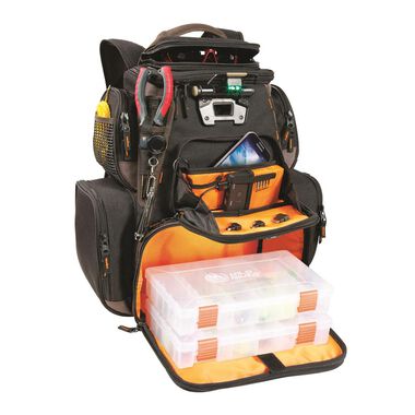 CLC Tackle Tek Nomad XP Lighted Backpack with USB Charging System with Two PT3600 Trays