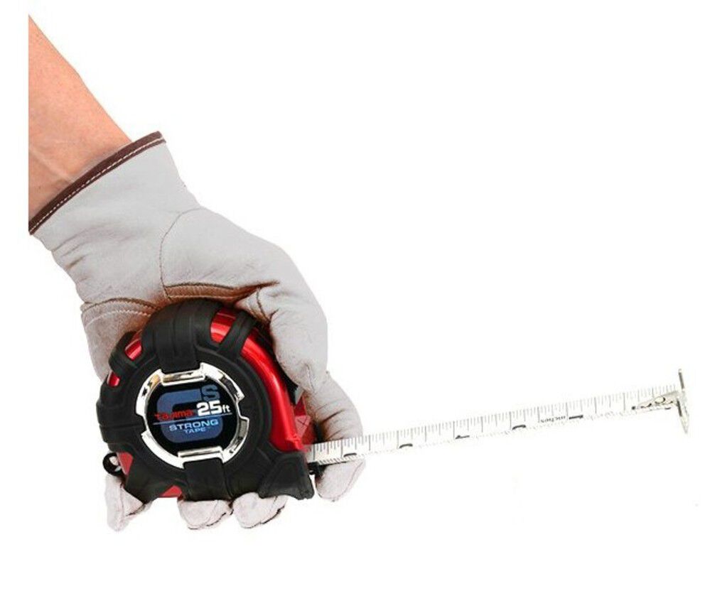 Tajima GS LOCK 25 Ft. x 1 Inch HORNED MAGNETIC HOOK Tape Measure with Compatible Clip, large image number 3