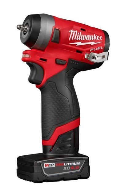 Milwaukee M12 FUEL Stubby 1/4 in. Impact Wrench Kit, large image number 13