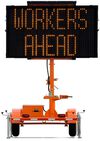 Wanco Matrix Mini Message Display Sign with Hydraulic Lift, small image number 1