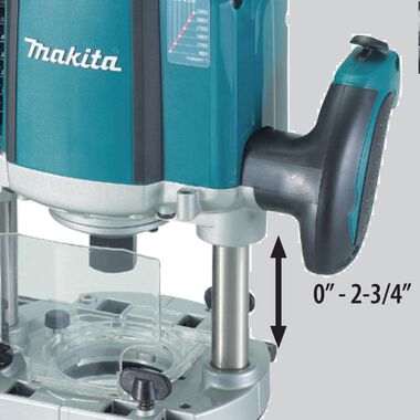 Makita 3-1/4 HP Plunge Router with Variable Speed, large image number 5