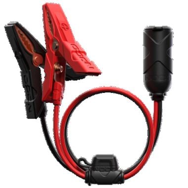 Noco 12V 15A Adapter Plug with Battery Clamps