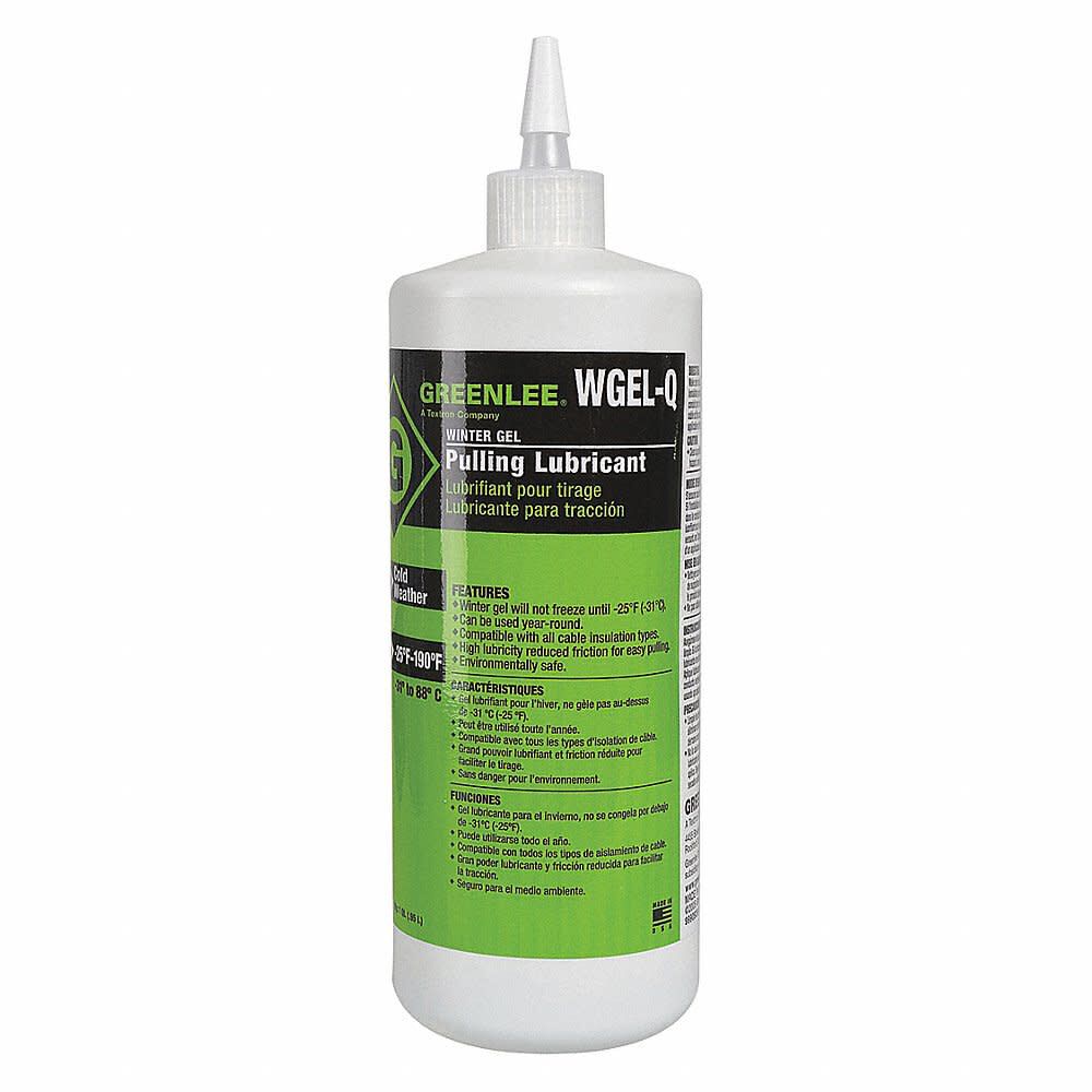 Greenlee Winter Gel 1 Qt Squeeze Bottle Pulling Lube, large image number 1