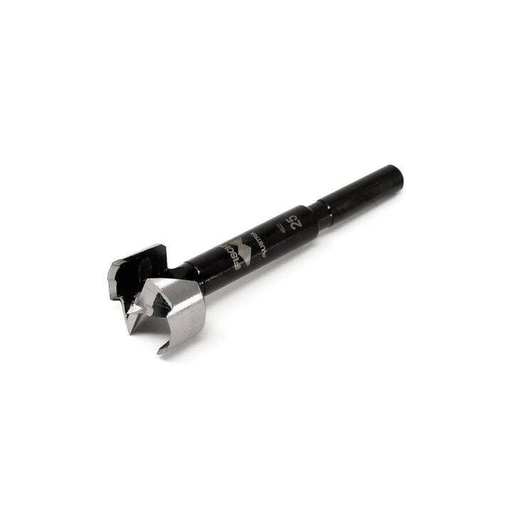 Fisch Black Shark Forstner Bit 25mm Diameter x 8mm x 90mm Over All Length