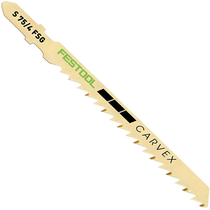 Festool S75/4FSG Jigsaw Blades 3 In. 6 TPI - Pack of 5