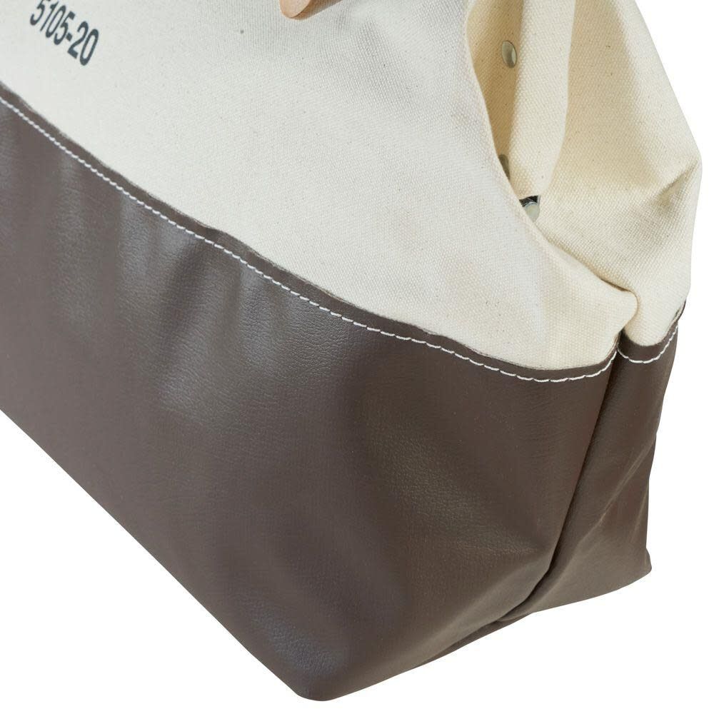 Klein Tools 20in High-Bottom Canvas Tool Bag, large image number 3