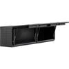 Buyers Products Company 16x13x72 Inch Matte Black Diamond Tread Aluminum Topsider Truck Box with Flip-Up Doors, small image number 3