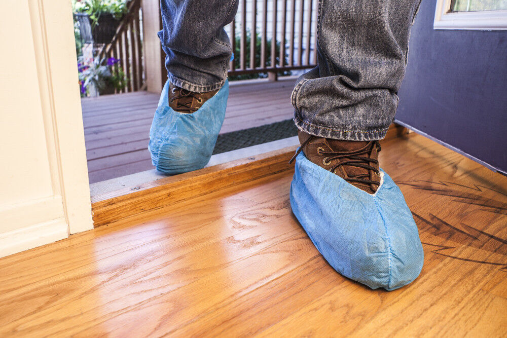 Surface Shield Shoe Covers Blue 100 Pairs SC300 Acme Tools