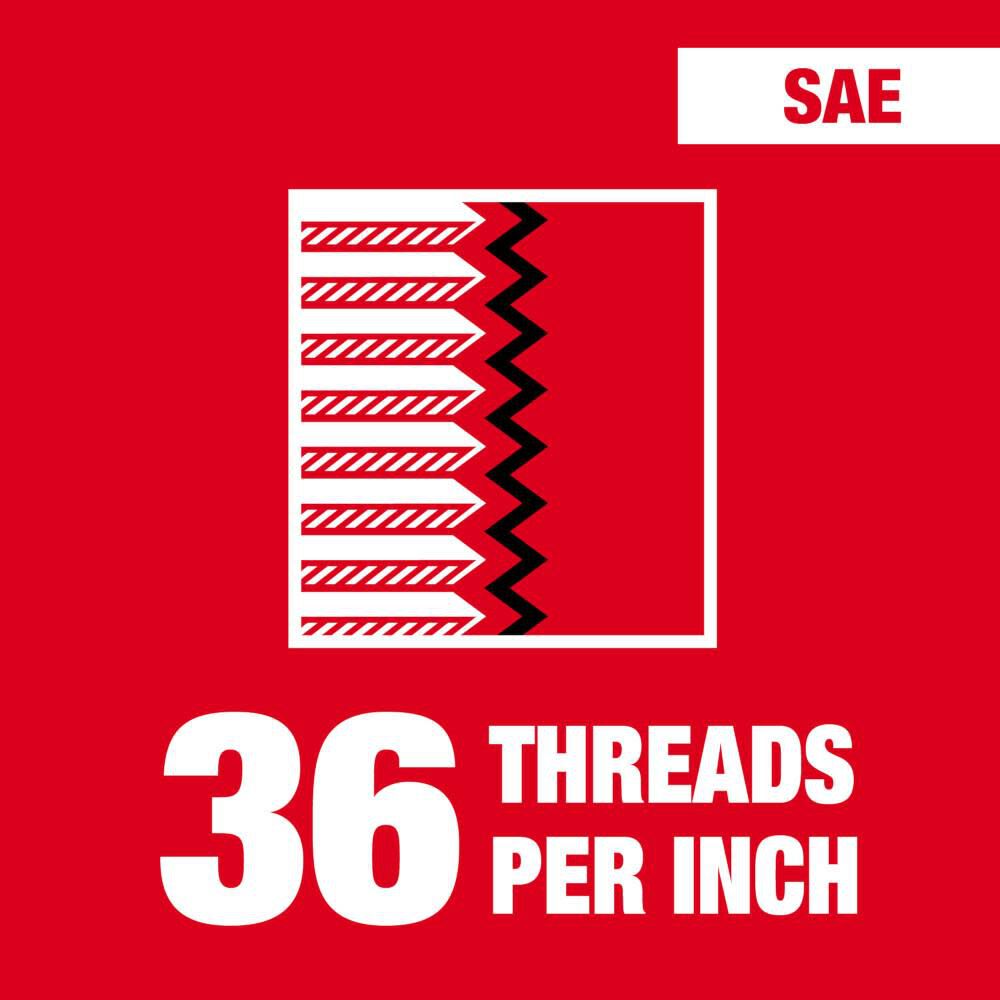 Milwaukee 4-36 NS Straight Flute Plug Tap, large image number 2