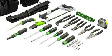 Greenlee Electrician Tool Kit 17pc GA-17KIT from GREENLEE - Acme Tools