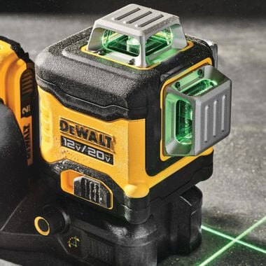 DEWALT 20V 3 x 360 Green Laser with Battery and Charger, large image number 5