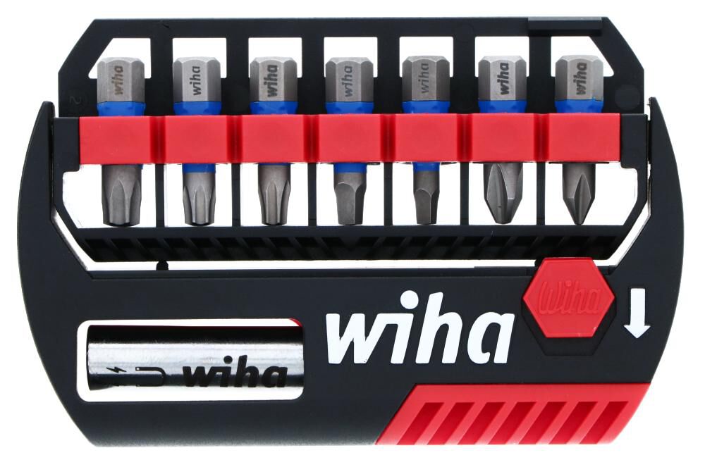Wiha Promotional Impact Bit Set With Magnetic Bit Holder 1in Bits 8pc, large image number 1