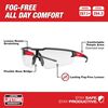 Milwaukee Safety Glasses - Clear Fog-Free Lenses, small image number 2