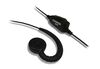 Kenwood C-ring ear hanger with ptt & mic, small