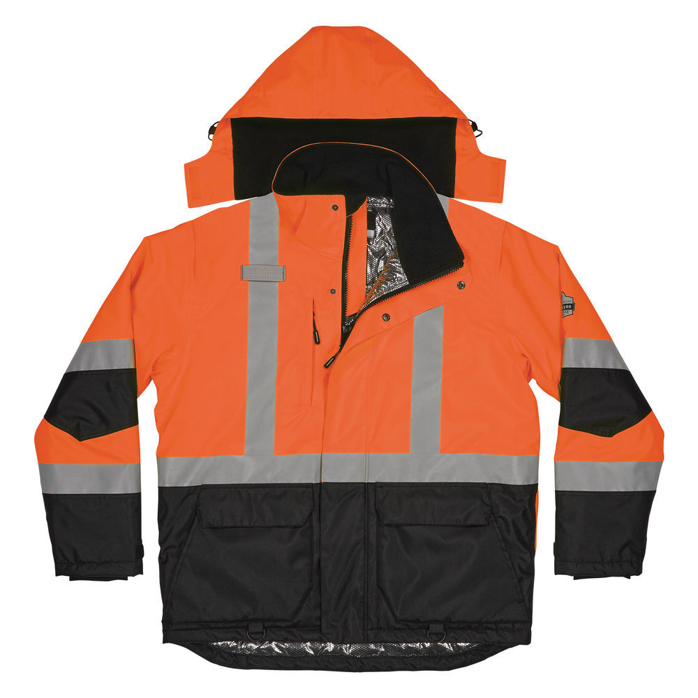 Ergodyne 8390 ampliFIRE Lining Class 3 Hi-Vis Jacket Small Orange, large image number 10