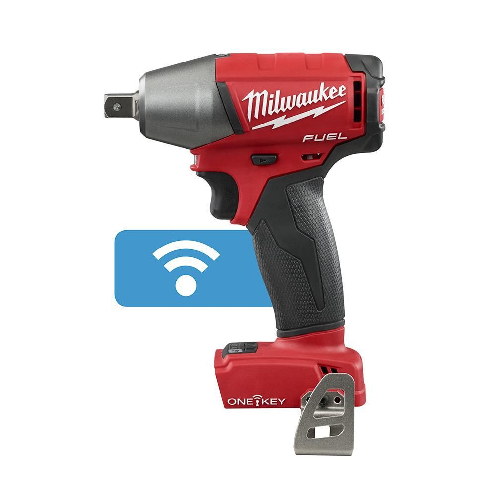 Milwaukee M18 FUEL 1/2 in. Compact Impact Wrench with Pin Detent with ONE-KEY (Bare Tool), large image number 15