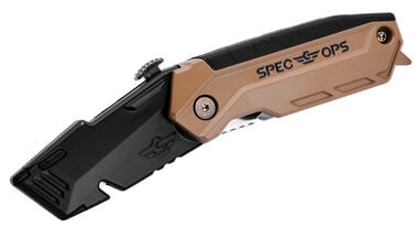 Spec Ops Retractable Blade Folding Utility Knife