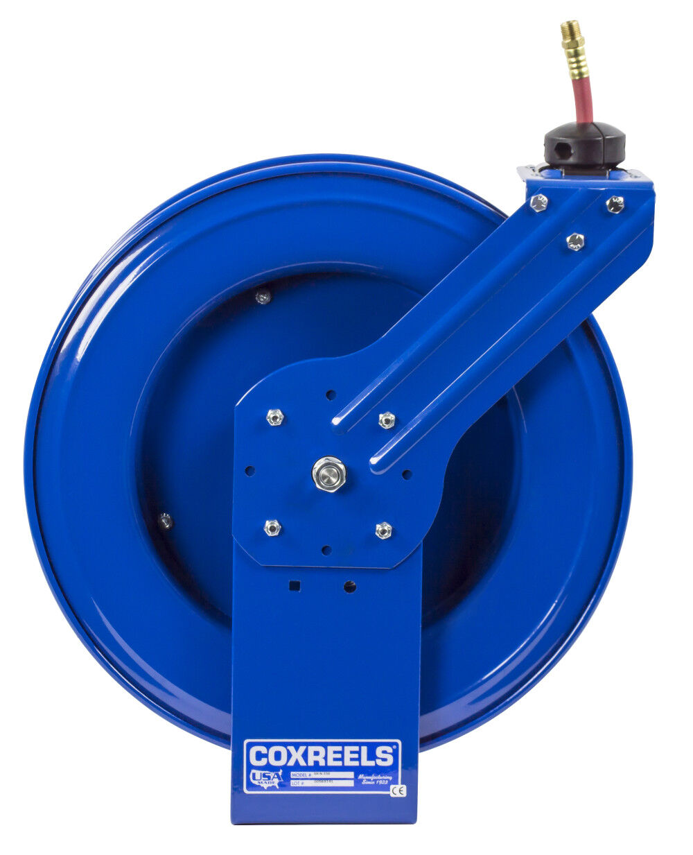 Coxreels Hose Reel Low Pressure Spring Rewind with Super Hub 3/8in ID 100' 300 PSI, large image number 3