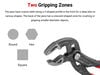 Tekton 16 Inch Angle Nose Push Button Adjustable Pliers, small image number 3