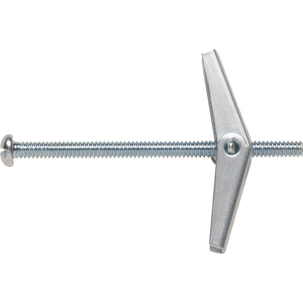 DEWALT 1/4 x 4 Inch Mushroom Head Toggle Bolt Hollow-Wall Anchor 50 Pieces, large image number 1