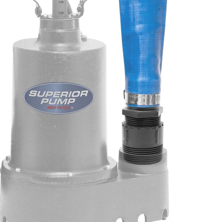 Superior Pump 25 Foot Lay Flat Discharge 1 1/2 Inch Hose Kit, large image number 6