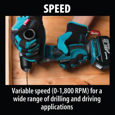 Makita 18V LXT Lithium-Ion Cordless 3/8 in. Angle Drill Keyless (Bare Tool), large image number 4