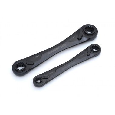 Crescent X6 4-In-1 Ratcheting Wrench Set 2 pc.