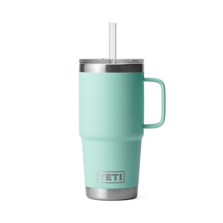 YETI 35oz Rambler Straw Mug with Straw Lid Seafoam Green