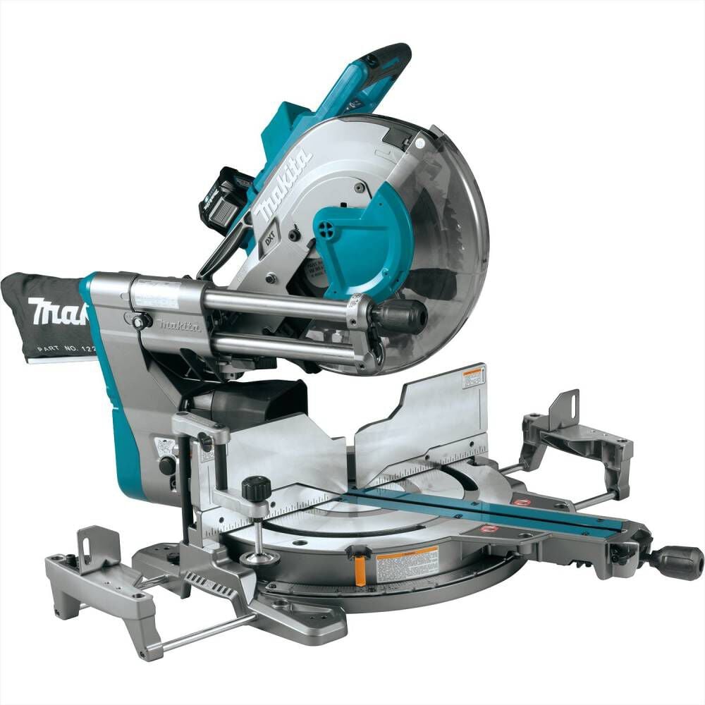 Makita 40V max XGT 12in Dual Bevel Sliding Compound Miter Saw Kit, large image number 8