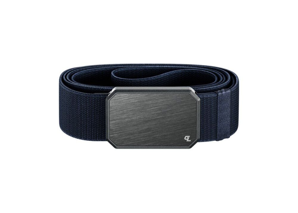 Groove Life OG Groove Stretch Performance Belt Abyss Navy with Gun Metal Buckle OSFM, large image number 1